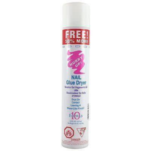 HURRY UP GLUE SPRAY ACTIVATOR Nail Glue Dryer 7.2 oz