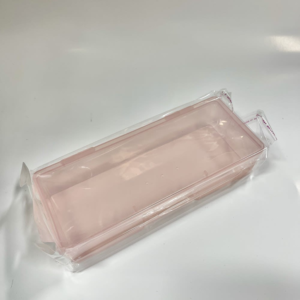 PandaSpa Large Portable Vip Clear Plastic Manicure Storage Toolbox -PINK