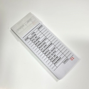 Ticket Book long 1pc