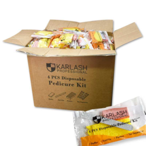 Karlash 4pcs Disposable Pedicure Kit 200set/box