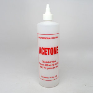 Plastic Acetone Bottle 16 oz (B68)