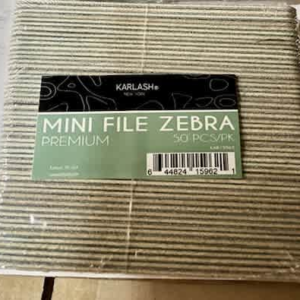 Karlash Mini Wood File Zebra 80/100 50pc/pk (15962) (17716)