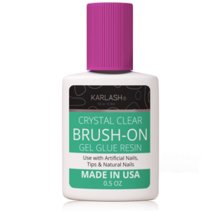 Karlash Crystal Clear Brush-On gel glue resin 0.5 oz